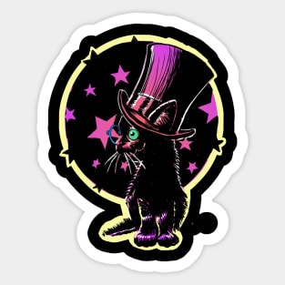 Magic Cat in The Hat Sticker